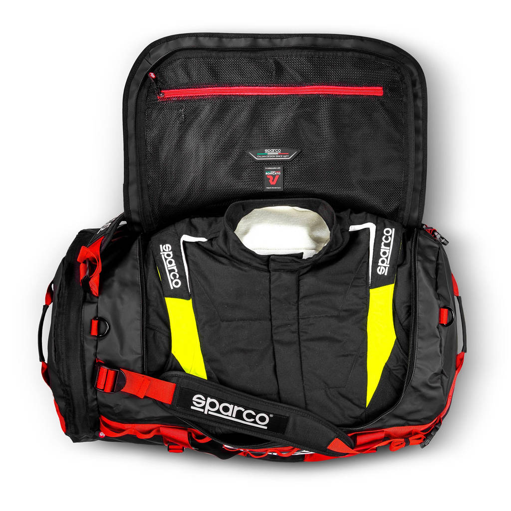 SPARCO 016442nrrs спортивна сумка DAKAR-L, 70 x 40 x 40 см, чорний / червоний Photo-2 