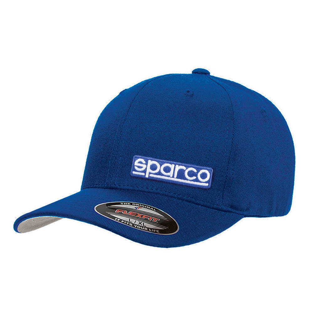 SPARCO 01357AZ2SM Кепка / бейсболка CAP FLEXFIT, синя, р-р S / M Photo-0 