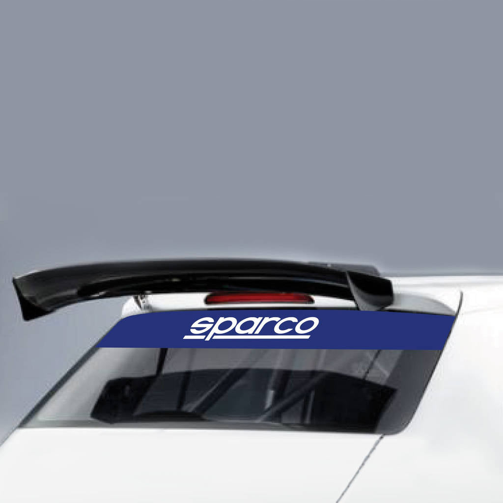 SPARCO 099098AZ Сонцезахисна наклейка на заднє скло, 120 x 10 см Photo-0 