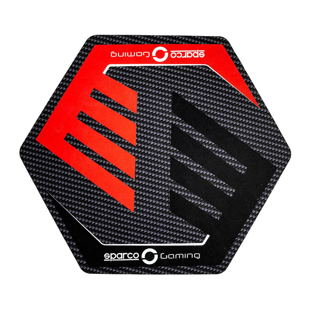 SPARCO 099102NRRS підлоговий килимок для крісла на коліщатках, 97, 5x110 см Photo-0 