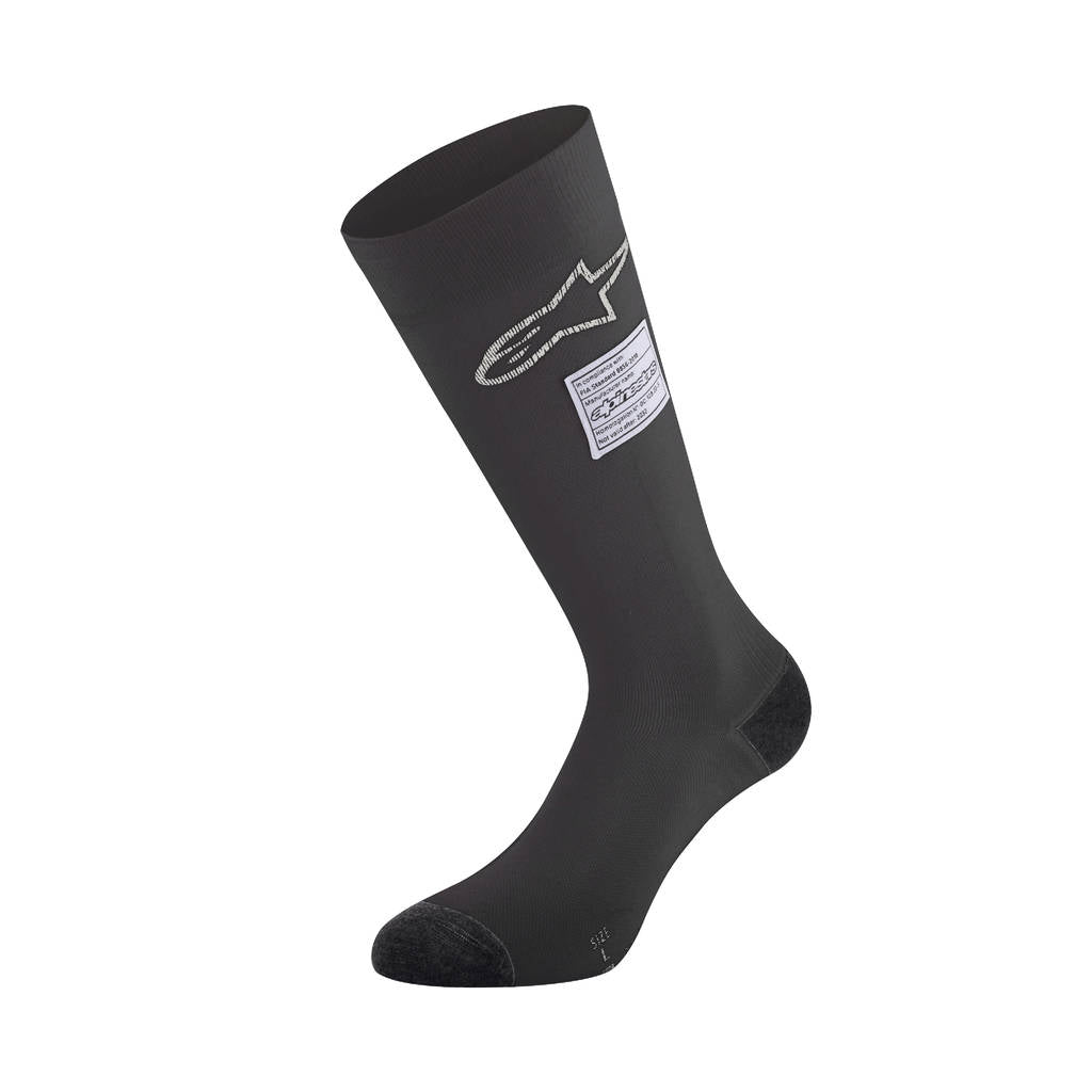 ALPINESTARS 4704323_10_XL Шкарпетки ZX V4 Racing, FIA 8856-2018, чорні, Розмір XL Photo-0 