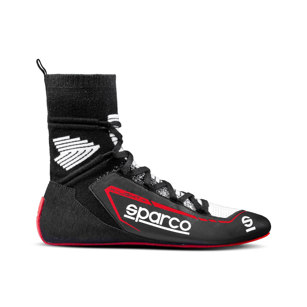 SPARCO 00127846NRRS Взуття для гонок X-LIGHT+, FIA 8856-2018, чорні/червоні, розмір 46 Photo-0 