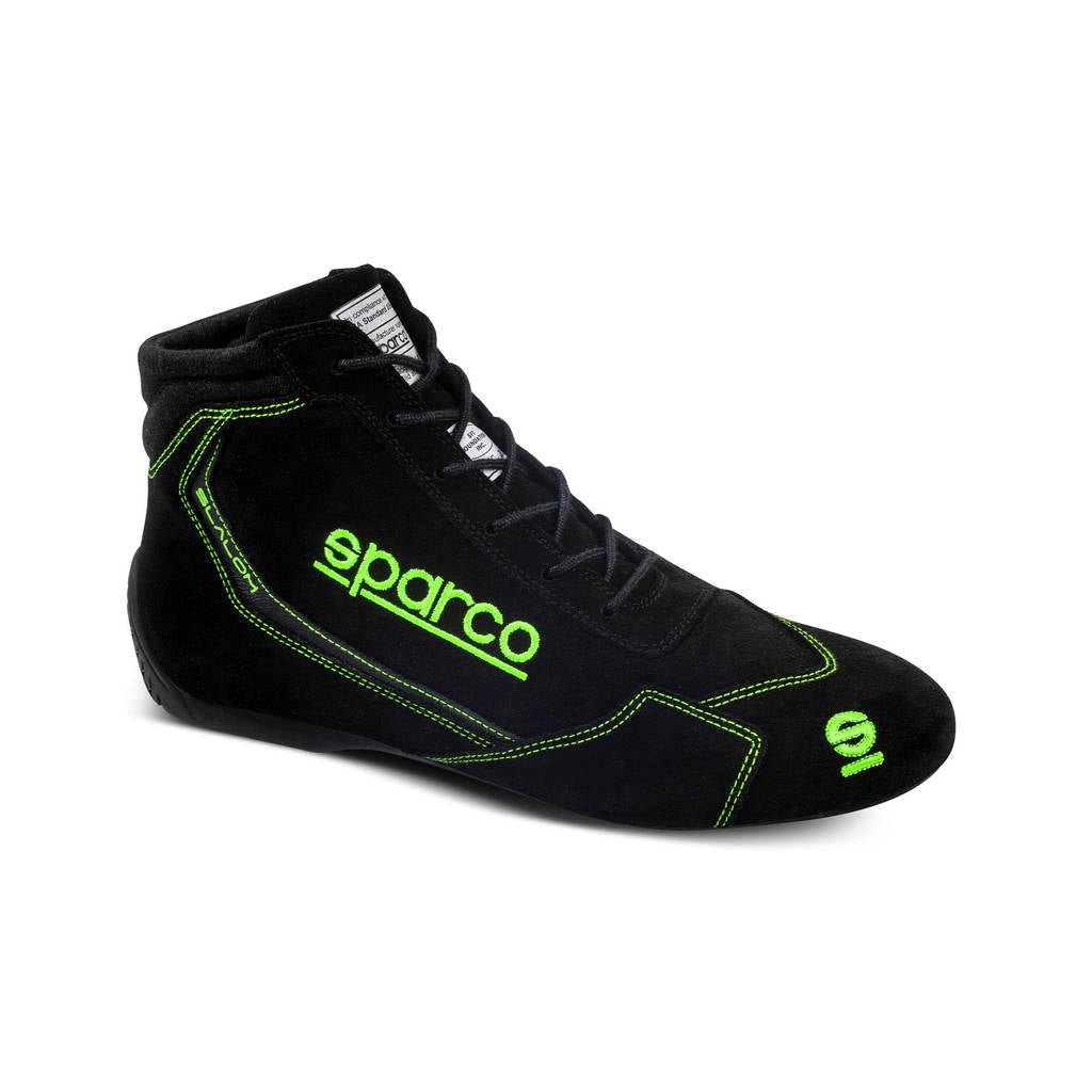 SPARCO 00129536NRVF Кросівки для гонок SLALOM 2022, FIA 8856-2018, чорні/зелені, розмір 36 Photo-0 