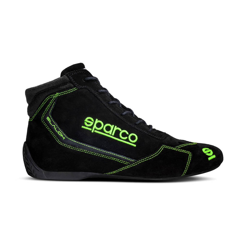 SPARCO 00129539NRVF Кросівки для гонок SLALOM 2022, FIA 8856-2018, чорні/зелені, розмір 39 Photo-1 