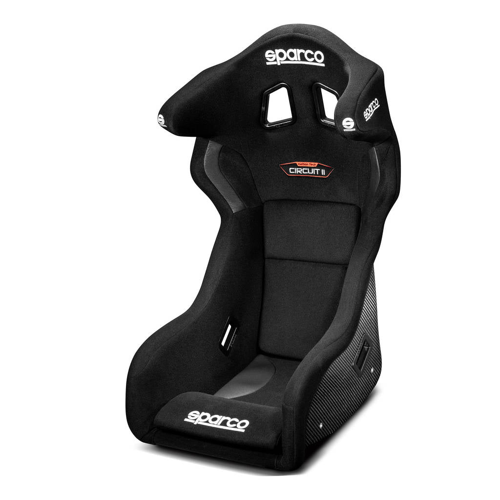 SPARCO 008019ZNR Гоночне сидіння CIRCUIT II CARBON (розмір L) FIA 8855-1999, чорний Photo-0 