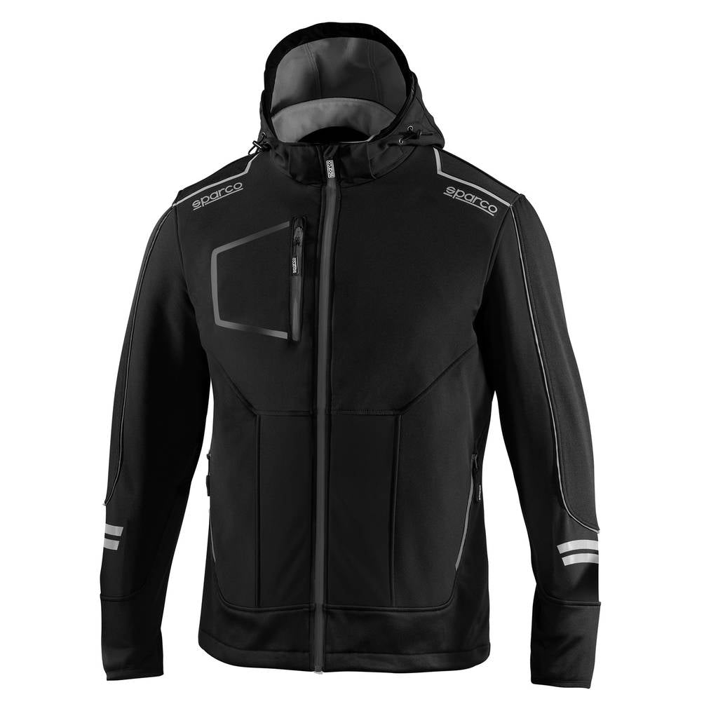 SPARCO 02412NRGS5XXL Куртка TECH Soft-shell, чорний/сірий, розмір XXL Photo-0 