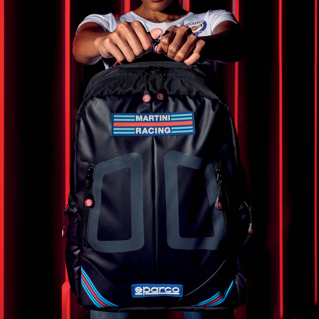 SPARCO 0164401MRNR Рюкзак Stage MARTINI RACING MY23, чорний Photo-2 
