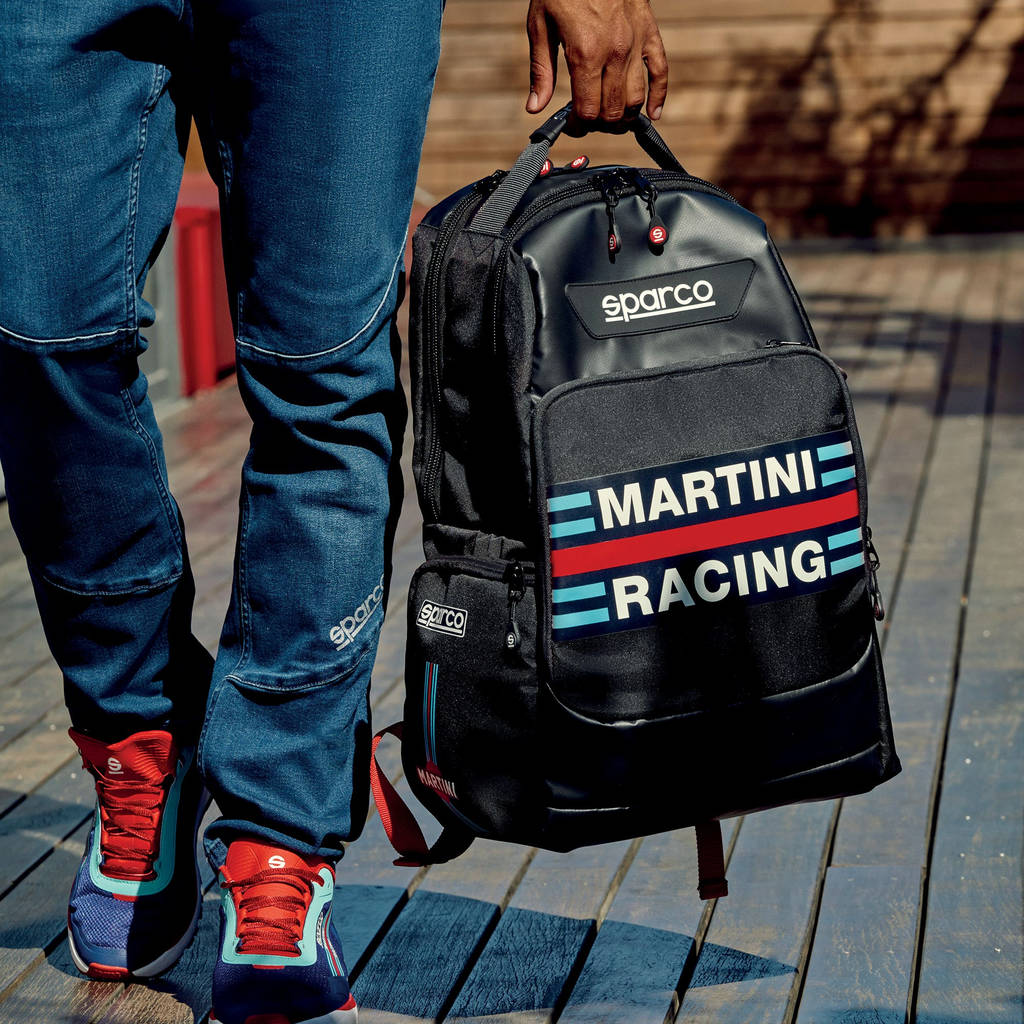 SPARCO 016445MRNR Рюкзак Superstage MARTINI RACING, чорний Photo-2 