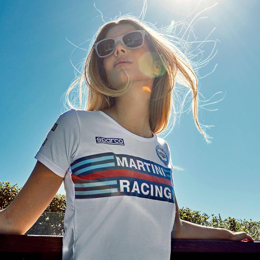 SPARCO 01398MRBI1S Футболка MARTINI RACING Lady, біла, розмір S Photo-1 