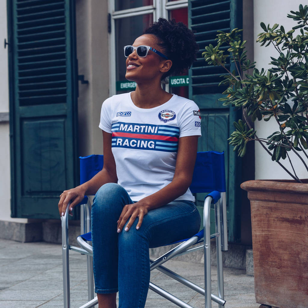 SPARCO 01398MRBI1S Футболка MARTINI RACING Lady, біла, розмір S Photo-3 