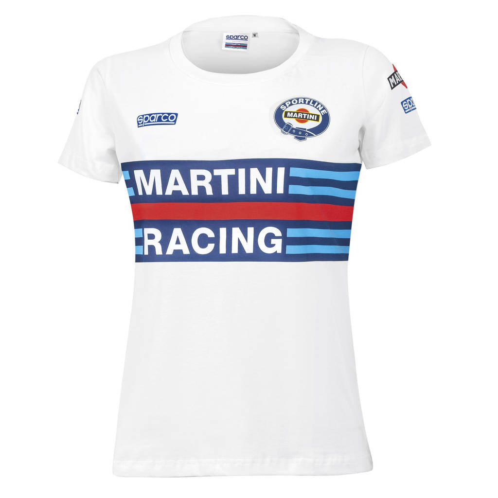 SPARCO 01398MRBI2M Футболка MARTINI RACING Lady, біла, розмір M Photo-0 