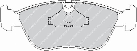 FERODO FCP1285H Гальмівні колодки DS2500 Photo-0 