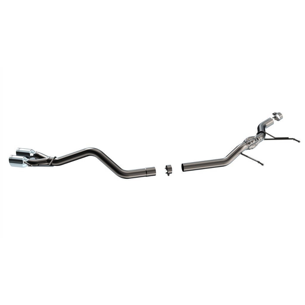 BORLA 140937 Вихлопна система Cat-Back S-TYPE 2.50", S TIP 3.50" Яскравий хром, нержавіюча сталь T-304 для FORD Maverick 2.0L 2022-2023 Photo-0 