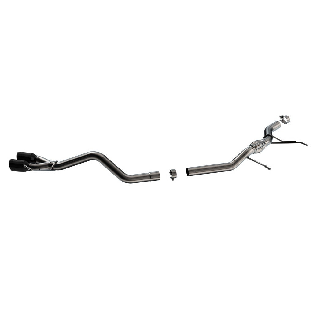 BORLA 140937BC Вихлопна система Cat-Back S-TYPE 2.50", S TIP 3.50" Чорний хром, нержавіюча сталь T-304 для FORD Maverick 2.0L Front Wheel Drive 2022-2023 Photo-0 