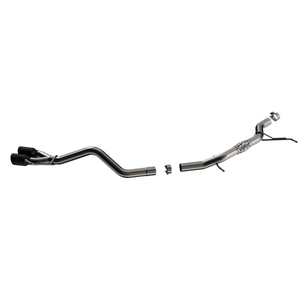 BORLA 140938BC Вихлопна система Cat-Back S-TYPE 2.50", S TIP 3.50" Чорний хром, нержавіюча сталь T-304 для FORD Maverick 2.0L 2022-2023 Photo-0 