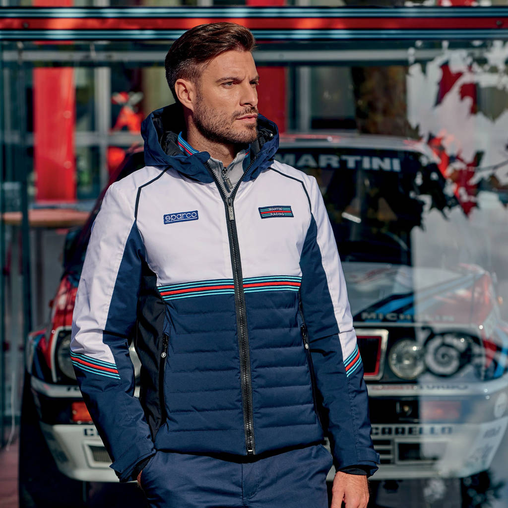 SPARCO 01361MRBMBI0XS Зимова куртка Teamwear MARTINI RACING Синій/Білий XS Photo-2 