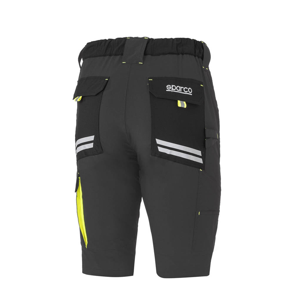 SPARCO 02428GSGF4XL Легкі шорти механіка TW Сірий/Жовтий XL Photo-1 