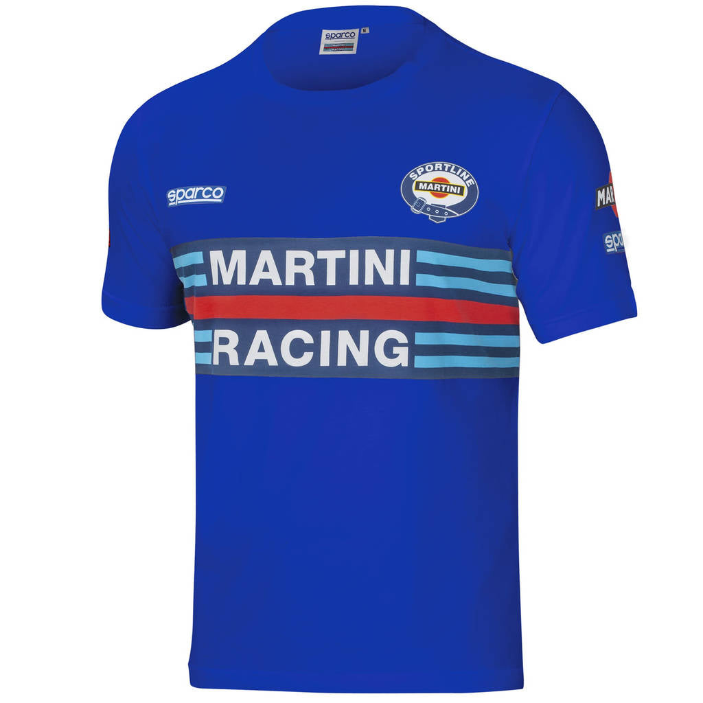 SPARCO 01274MRAZ4XL Футболка репліка MARTINI RACING Синій XL Photo-0 