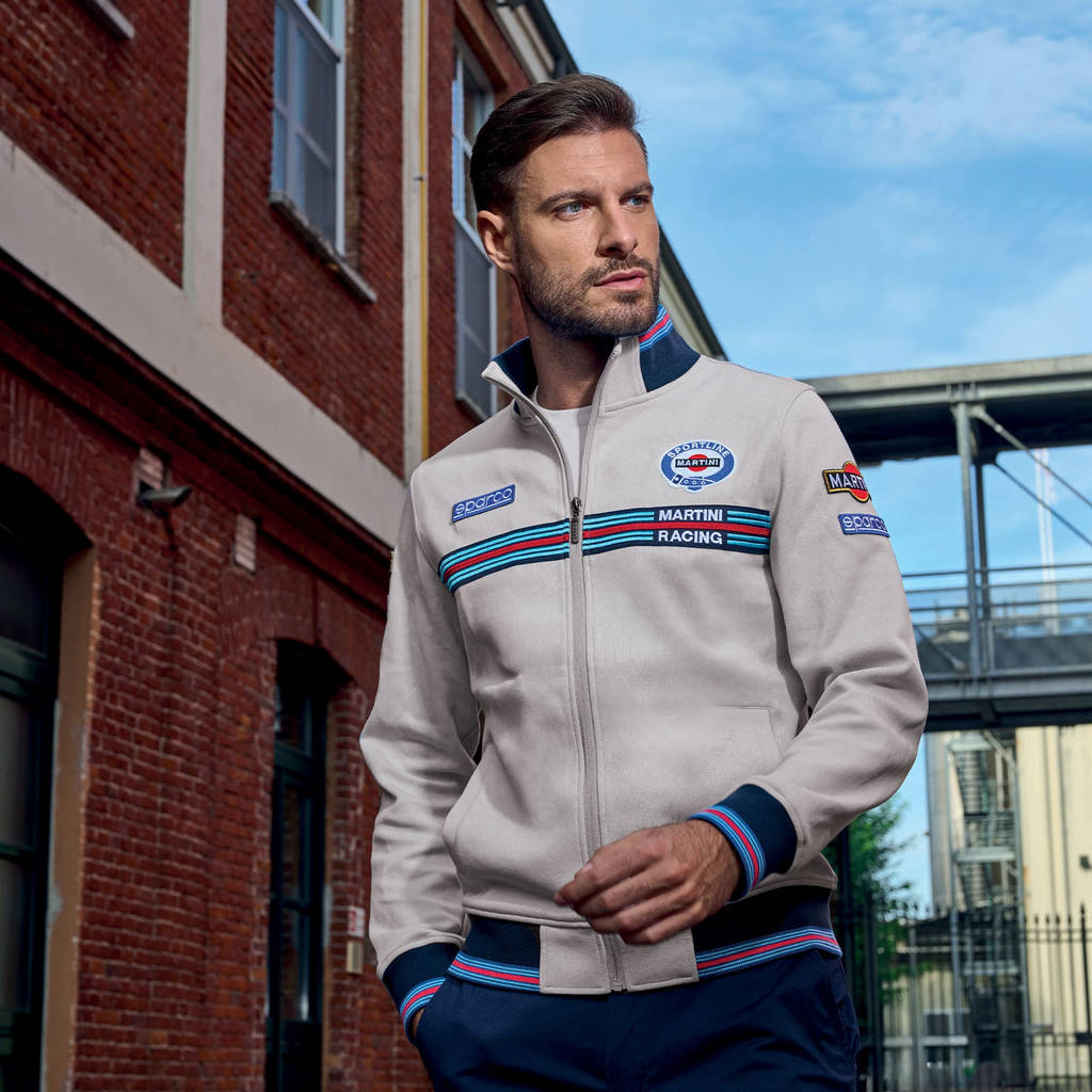 SPARCO 01278MRGR1S Кофта на блискавці MARTINI RACING Сірий S Photo-2 
