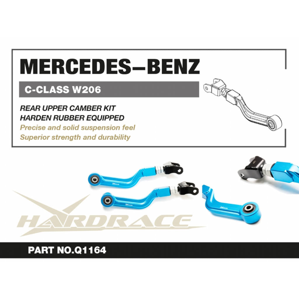 HARDRACE Q1164 К-т заднього верхнього розвалу (жорстка гума) - 2 шт для MERCEDES-BENZ C-CLASS (W206) 2021+ Photo-1 