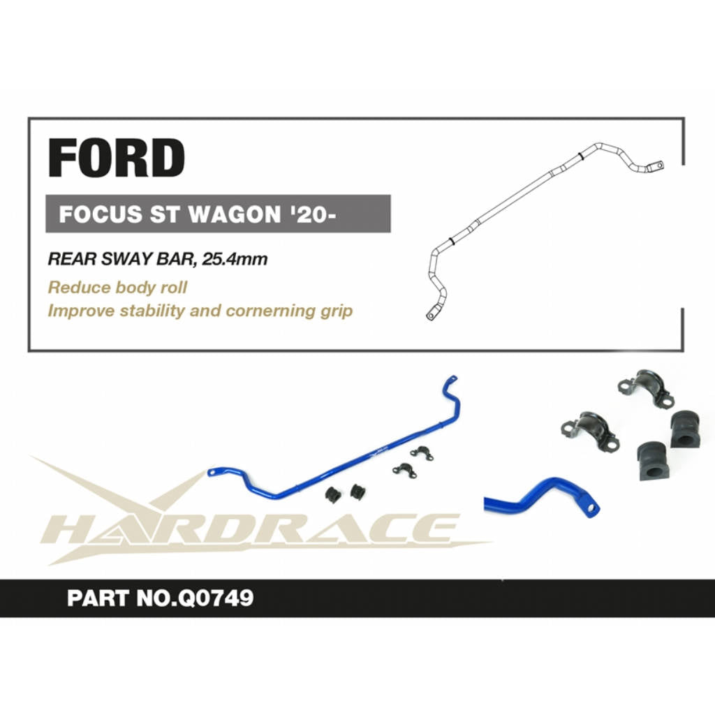 HARDRACE Q0749 Задній стабілізатор, 25.4mm - 5 шт для FORD FOCUS ST WAGON '20- Photo-2 