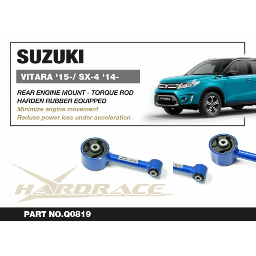 HARDRACE Q0819 Кріплення двигуна заднє (Жорстка гума) - 1 шт для SUZUKI VITARA '15- / SX4 '14- Photo-2 
