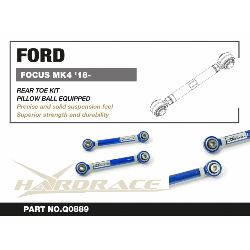 HARDRACE Q0889 К-т заднього важеля (Сферична подушка) - 2 шт для FORD FOCUS '19 MK4 Photo-1 