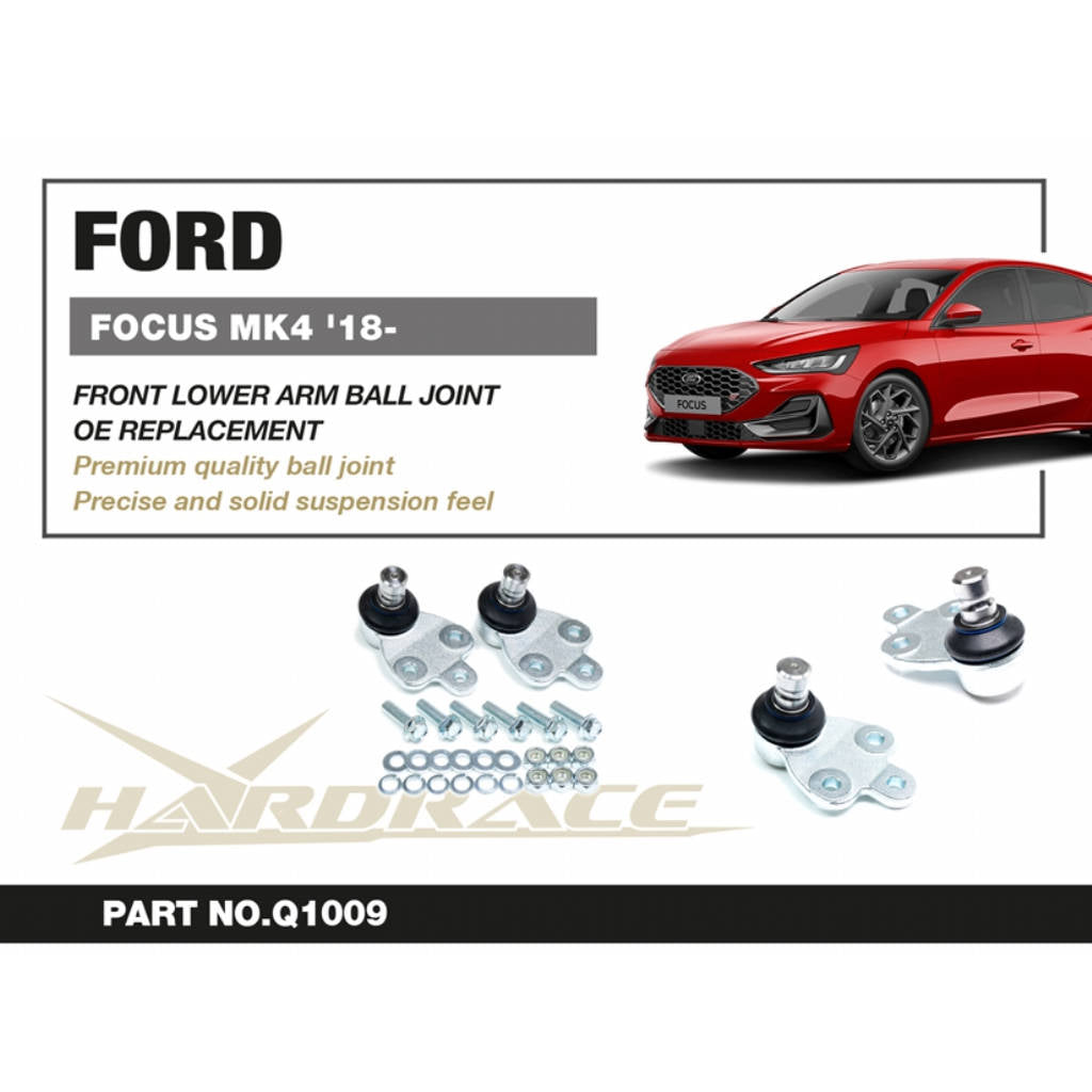 HARDRACE Q1009 Передній нижній важіль Сферичний шарнір - 2 шт OE Заміна для FORD FOCUS MK4 '19- Photo-1 