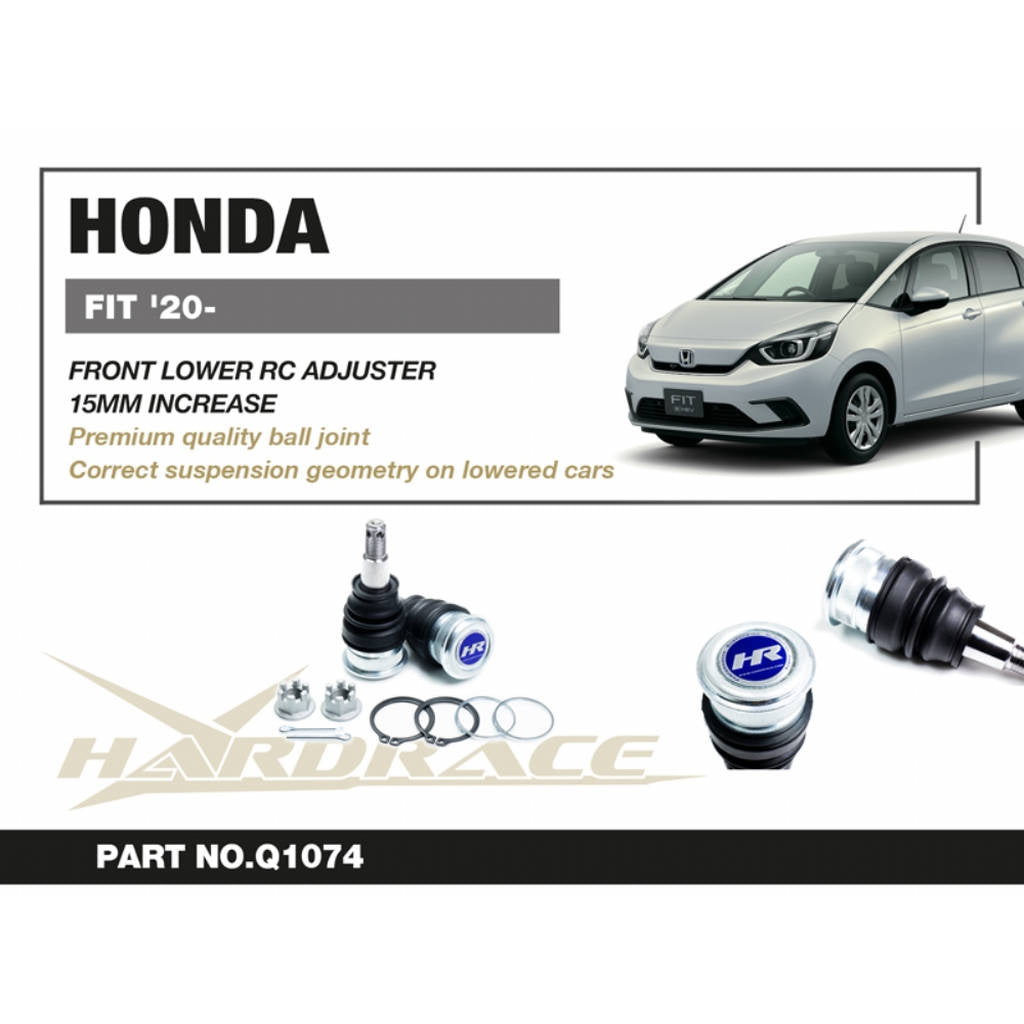 HARDRACE Q1074 Передній нижній регулятор RC - 2 шт INCREASE 15MM для HONDA FIT '20- Photo-1 