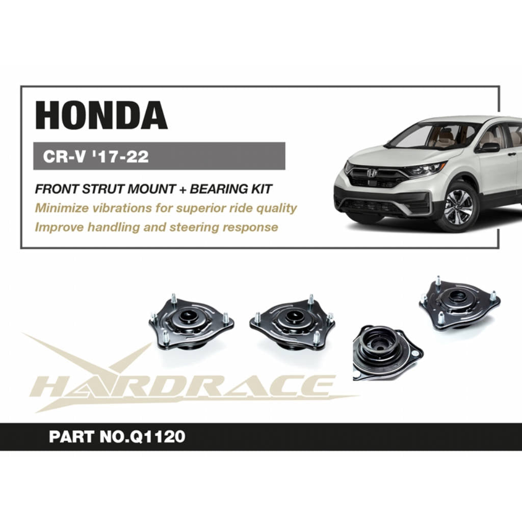 HARDRACE Q1120 Кріплення передньої стійки + к-т підшипників - 2 шт для HONDA CR-V '17-22 Photo-1 