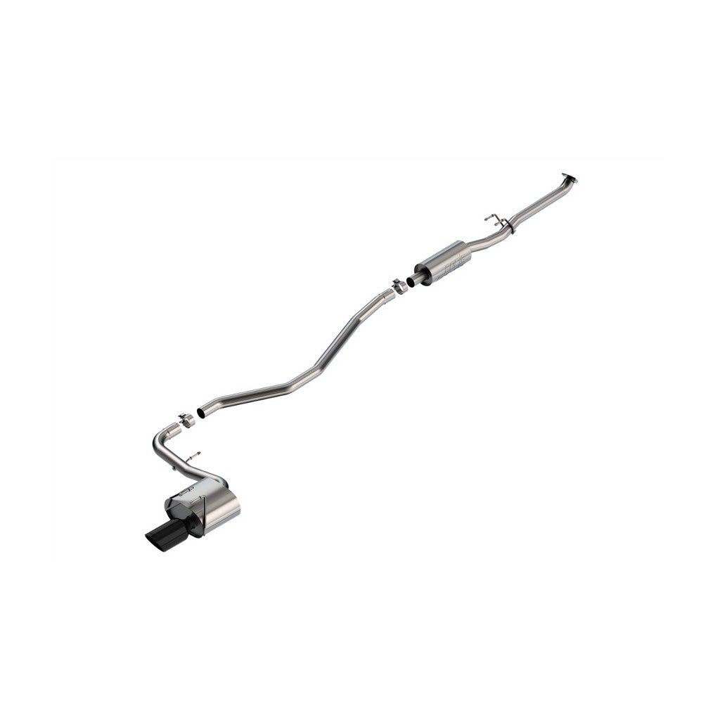 BORLA 140941BC Вихлопна система Cat-Back S-Type 2.25" S RD RL AC R Наконечник 4.50" RD X 10.00" Чорний хром для HONDA Civic Sport 2024 Photo-0 