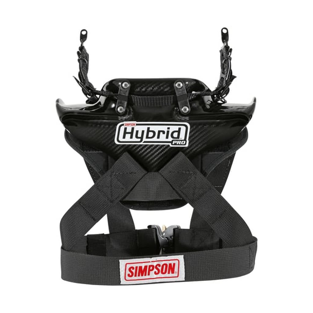 Simpson HYPL.XSM.11.M61.FIA Захист шиї Hybrid ProLite X-SMALL (Регульований розсувний ремінь зі швидкоз'ємними кріпленнями для шолома M61) Photo-1 