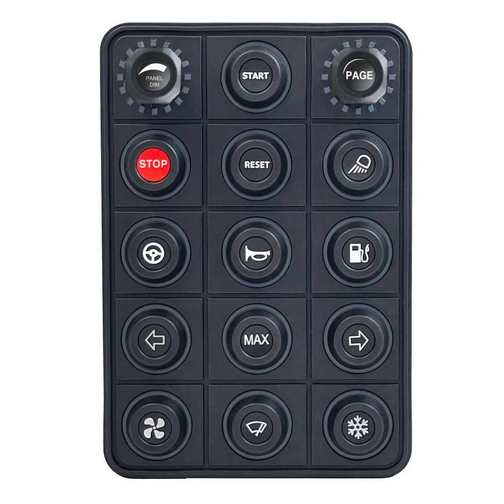 Link ECU 101-0330 Клавіатура CAN-Bus з 15 кнопками і 2 поворотними енкодерами Photo-1 