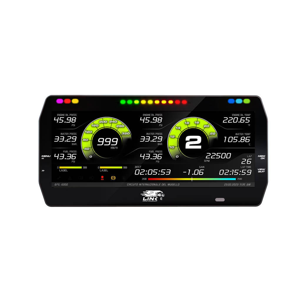 Link ECU 100-0177 Приладова панель Link MXT Strada 10-дюймова для перегонів Photo-1 