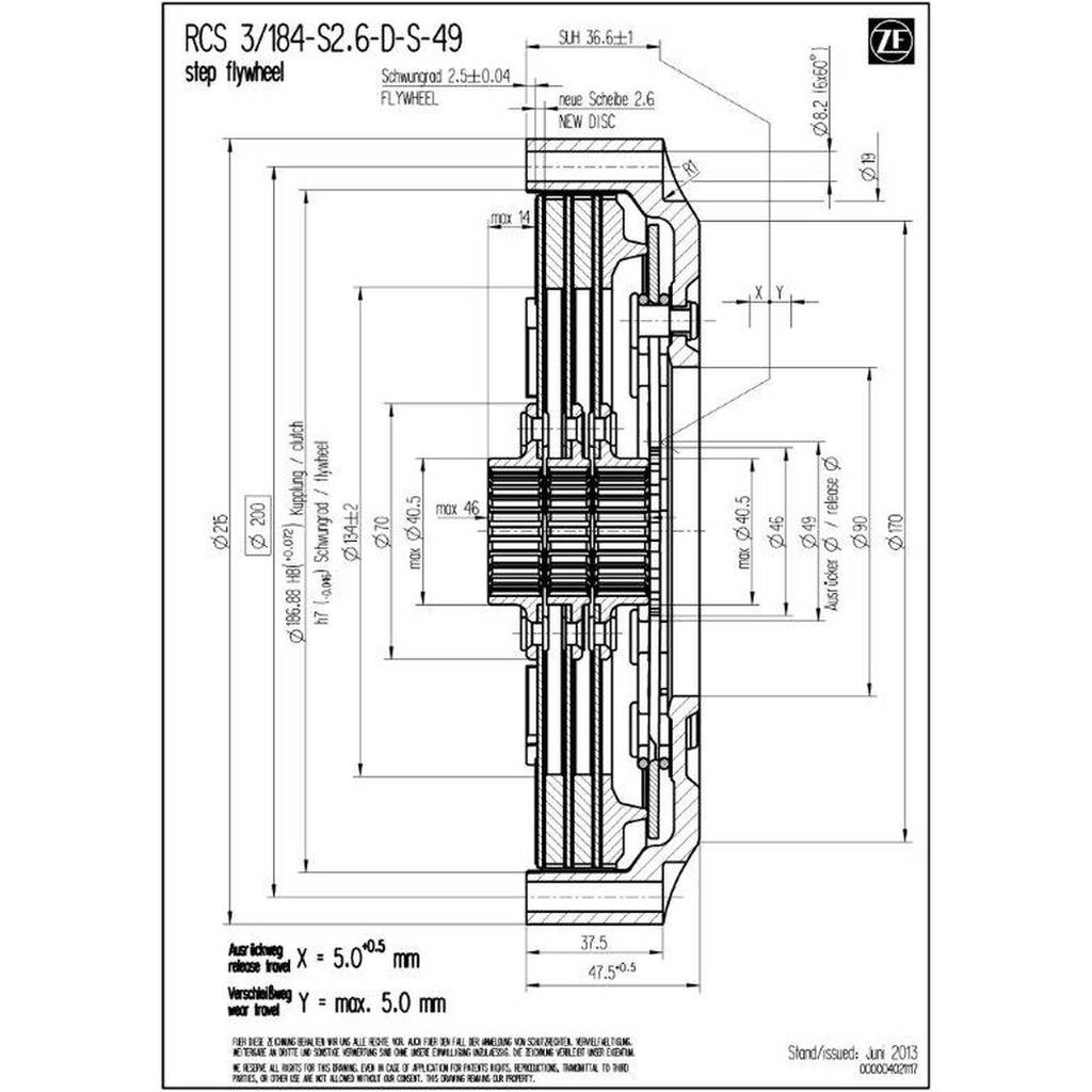 SACHS PERFORMANCE 003072000479 Корпус зчеплення RCS 184 Photo-1 