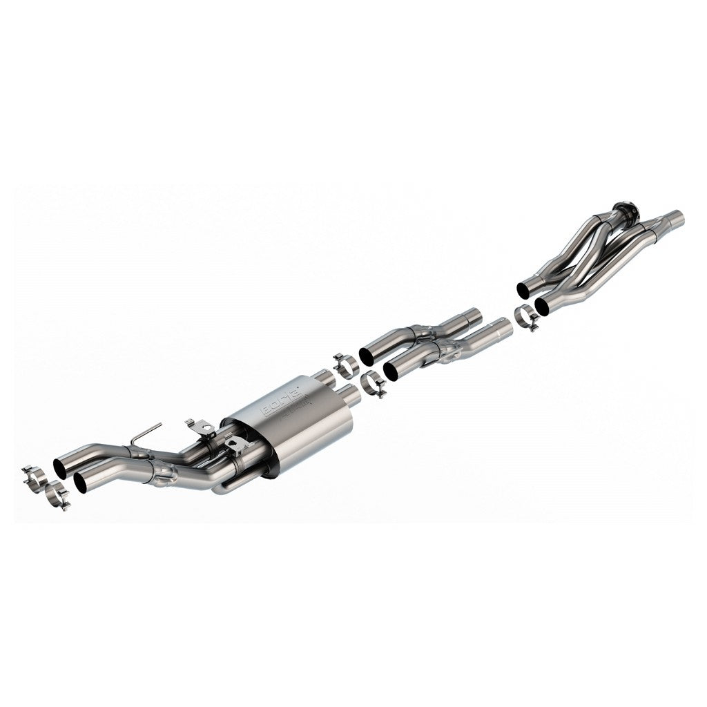 BORLA 60737 Середня частина вихлопної системи ATAK для FORD F-150 Raptor R 5.2L V8 SC AT 4WD 4DR CC SB 145.4" WB 2023-2024 Photo-0 