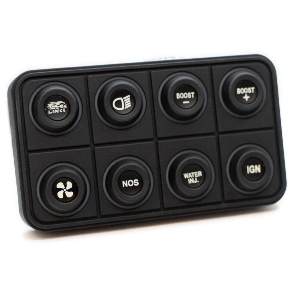 Link ECU 101-0237 CAN-клавіатура на 8 кнопок (2x4) зі змінними вставками 15 мм (продається окремо) Photo-2 