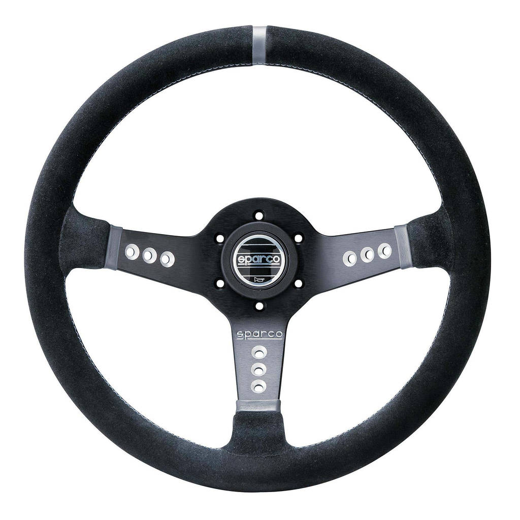 SPARCO 015L800SC Кермо L777, замша, чорний/титан, діам.350мм, виліт 63мм Photo-1 