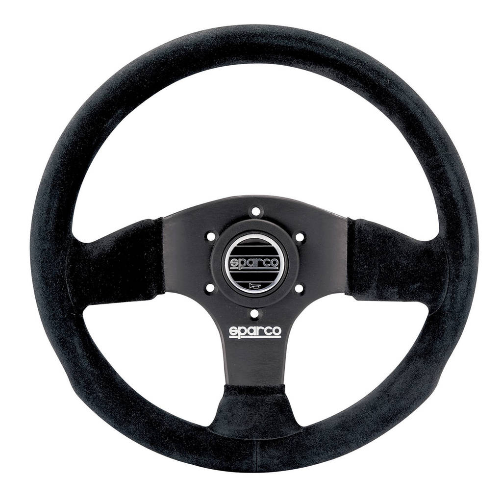 SPARCO 015P300SN Кермо P300, замша, чорний, діам.300мм, виліт 00мм Photo-0 