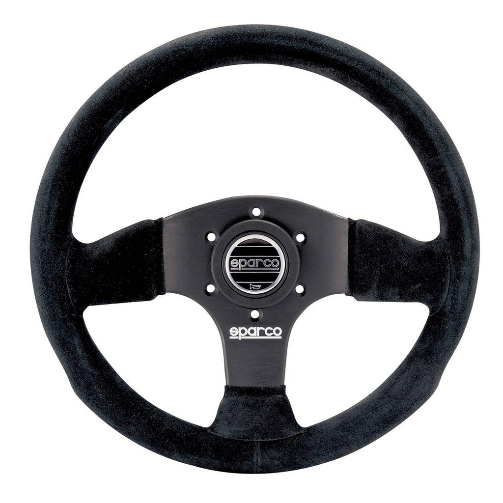 SPARCO 015P300SN Кермо P300, замша, чорний, діам.300мм, виліт 00мм Photo-1 