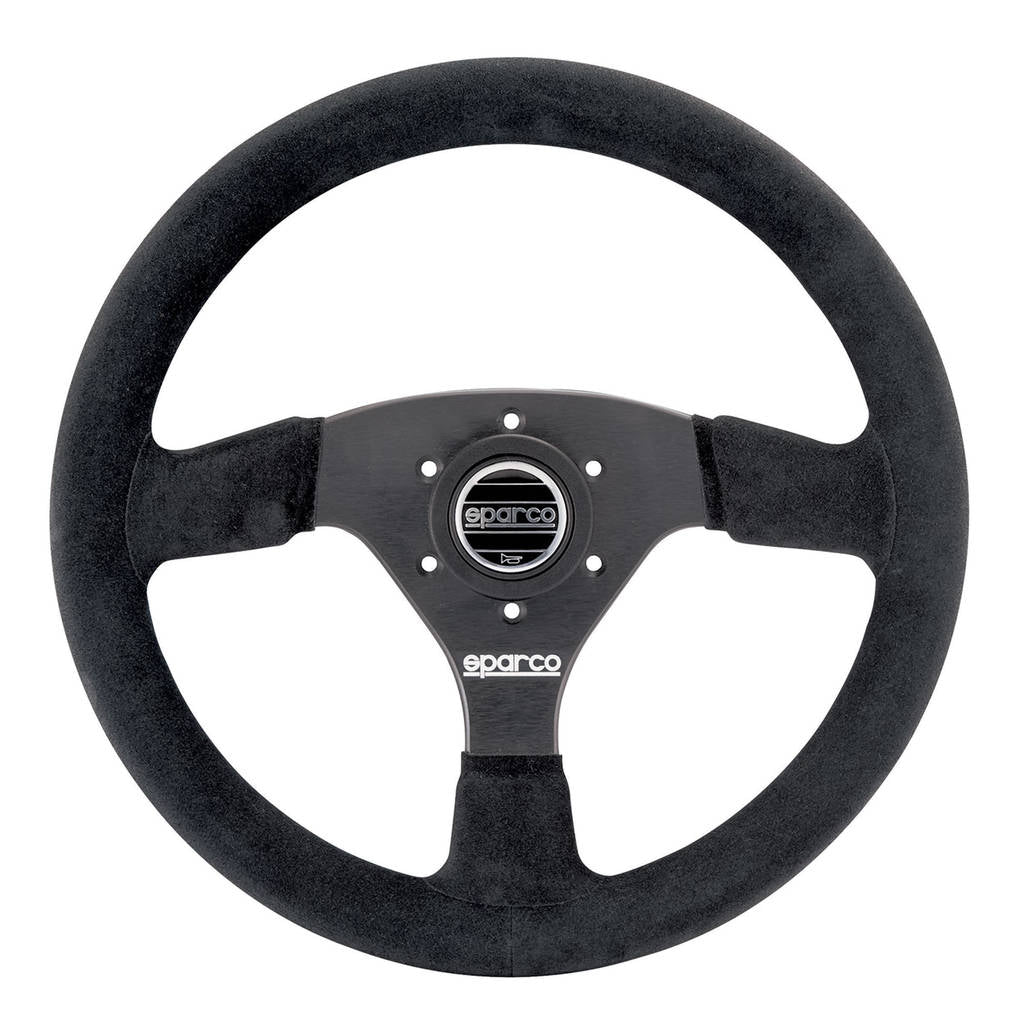 SPARCO 015R323PSNR Кермо R323, замша, чорний, діам.330м, виліт 39мм Photo-0 