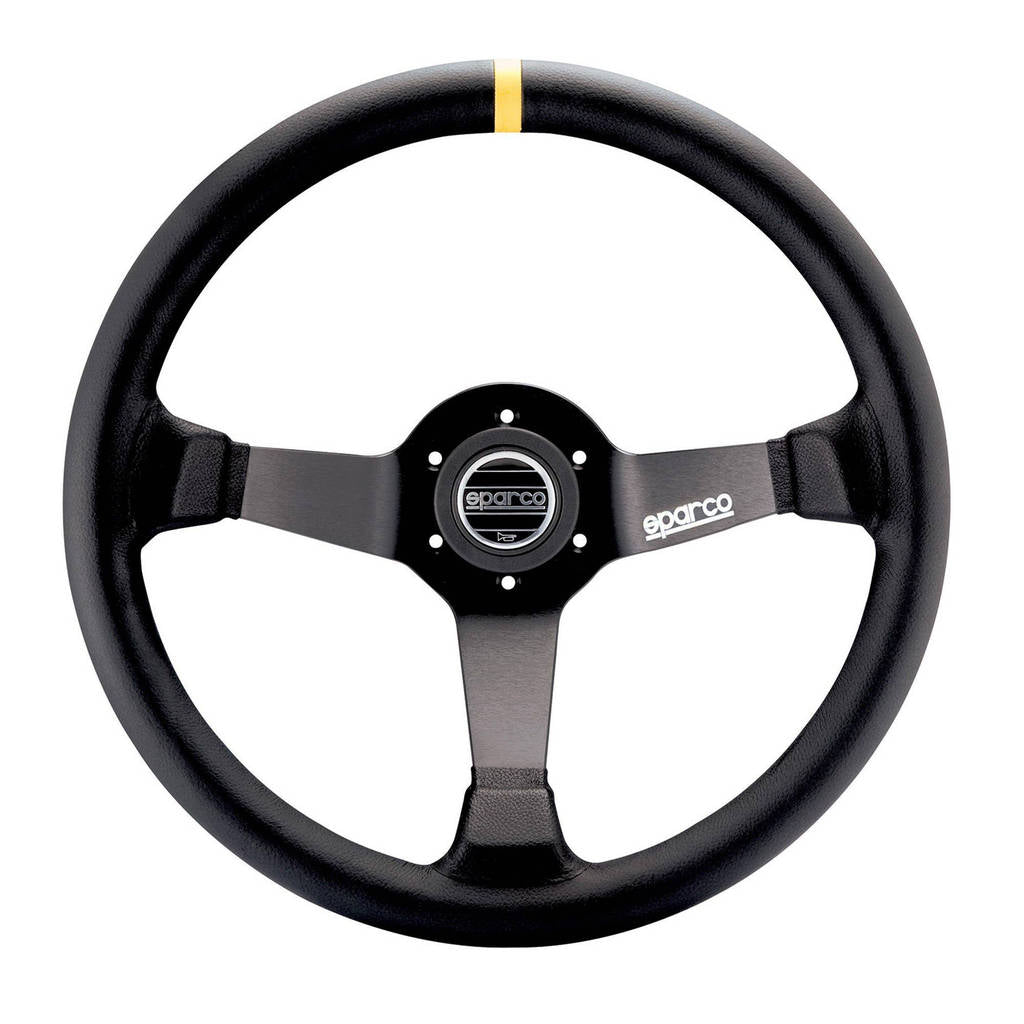 SPARCO 015R325CSN Кермо R325, замша, чорний, діам. 350мм, виліт 95мм Photo-1 