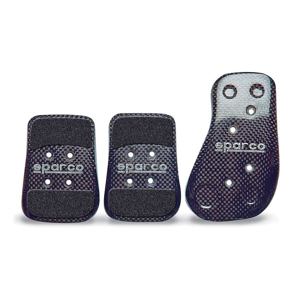 SPARCO 03783L Накладки на педалі Carbon Photo-0 
