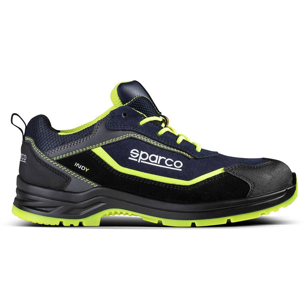 SPARCO 0753737BMGF Черевики Indy Baltimora S3 ESD Синій морський/Жовтий флуо 37 Photo-2 