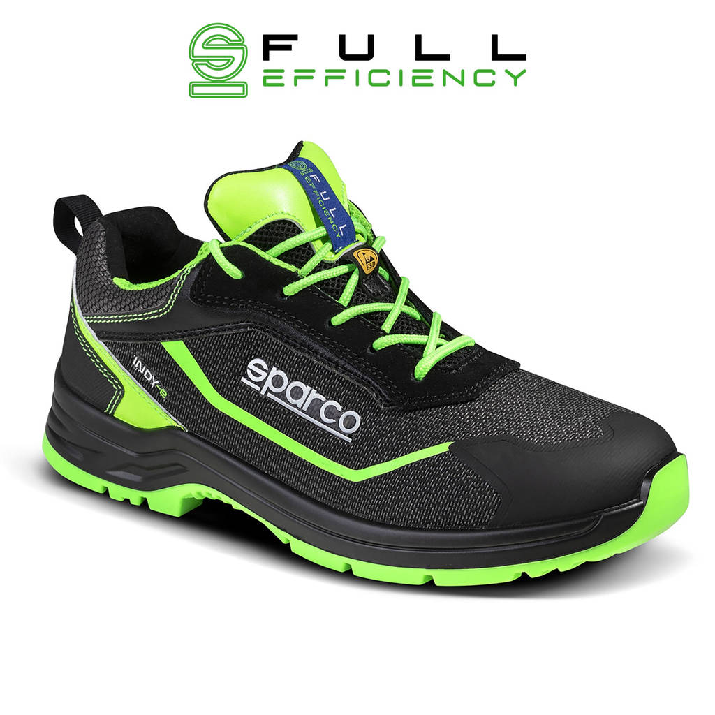 SPARCO 0754043NRVF Черевики Indy-E Forester S3 ESD Чорний/Зелений флуо 43 Photo-0 