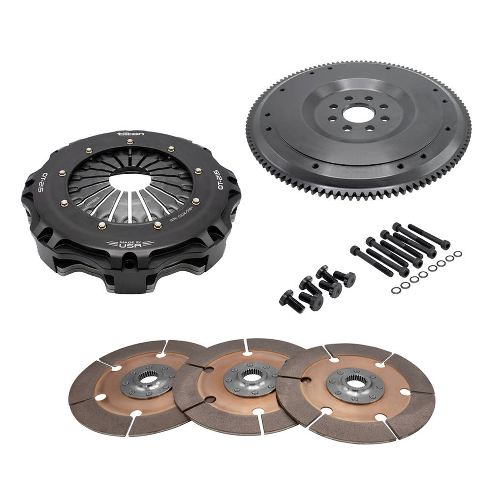TILTON 58-4310 К-т зчеплення з 3 дисків металічний OT-215 для TOYOTA 2JZ, 8.5", 26 шліців валу Photo-0 