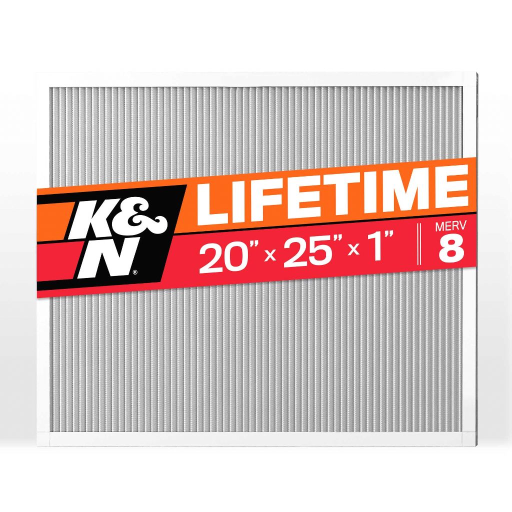 K&N HVC-8-12025 Фільтр HVAC 20 x 25 x 1, MERV 8 Photo-0 