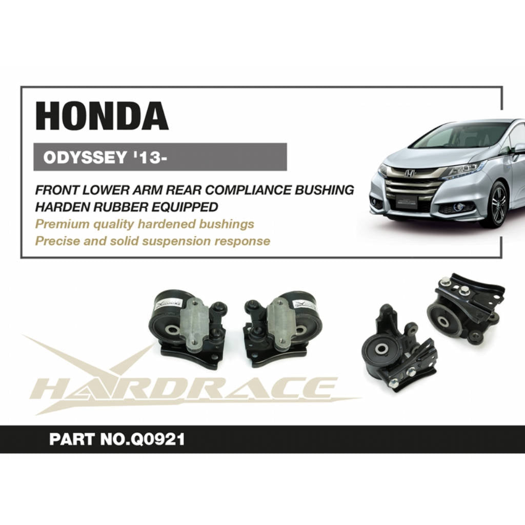 HARDRACE Q0921 Задній сайлентблок переднього нижнього важеля 2 шт для HONDA Odyssey JDM (RC1 / RC2) 2014+ Photo-1 