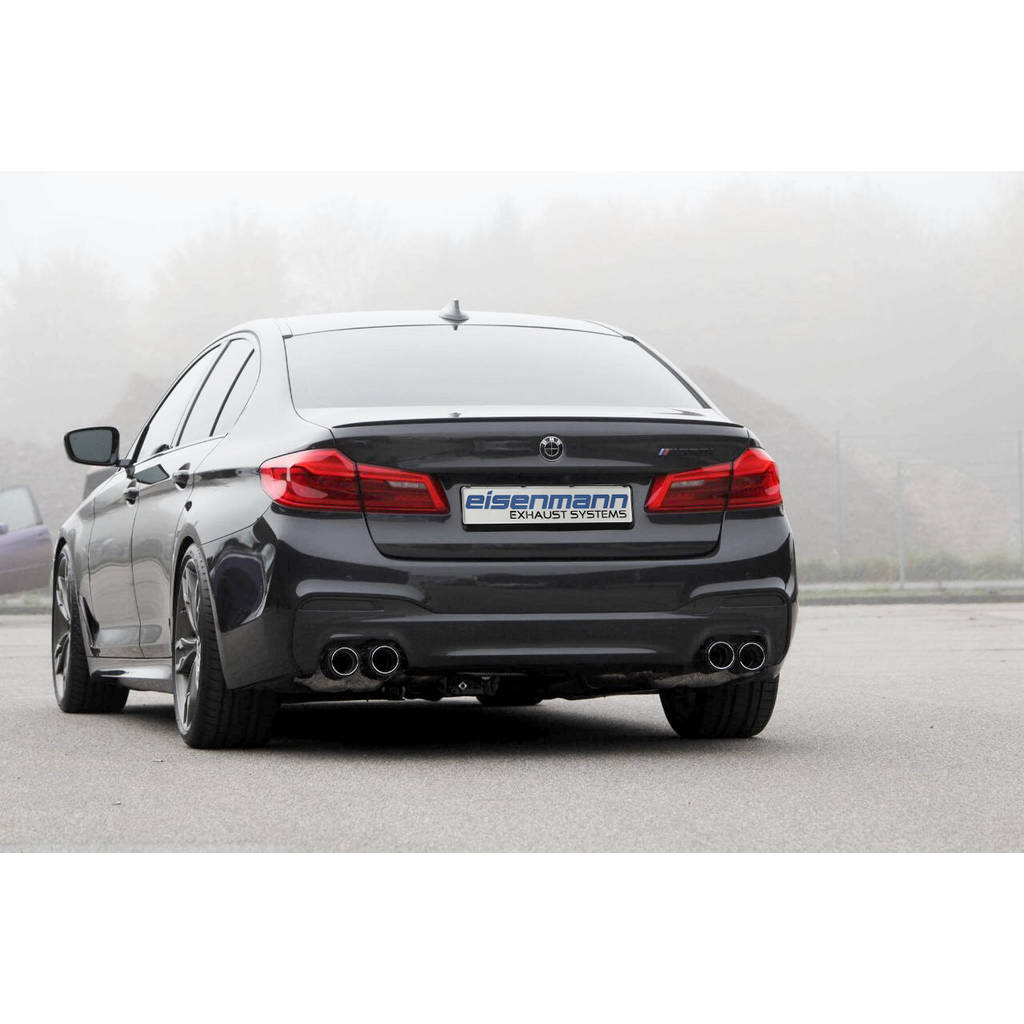 EISENMANN B5459.00904.22 Задній глушник Sport 4 x 90 мм Чорний алюміній для BMW 5 (G30) M550i xDrive Sedan Photo-1 