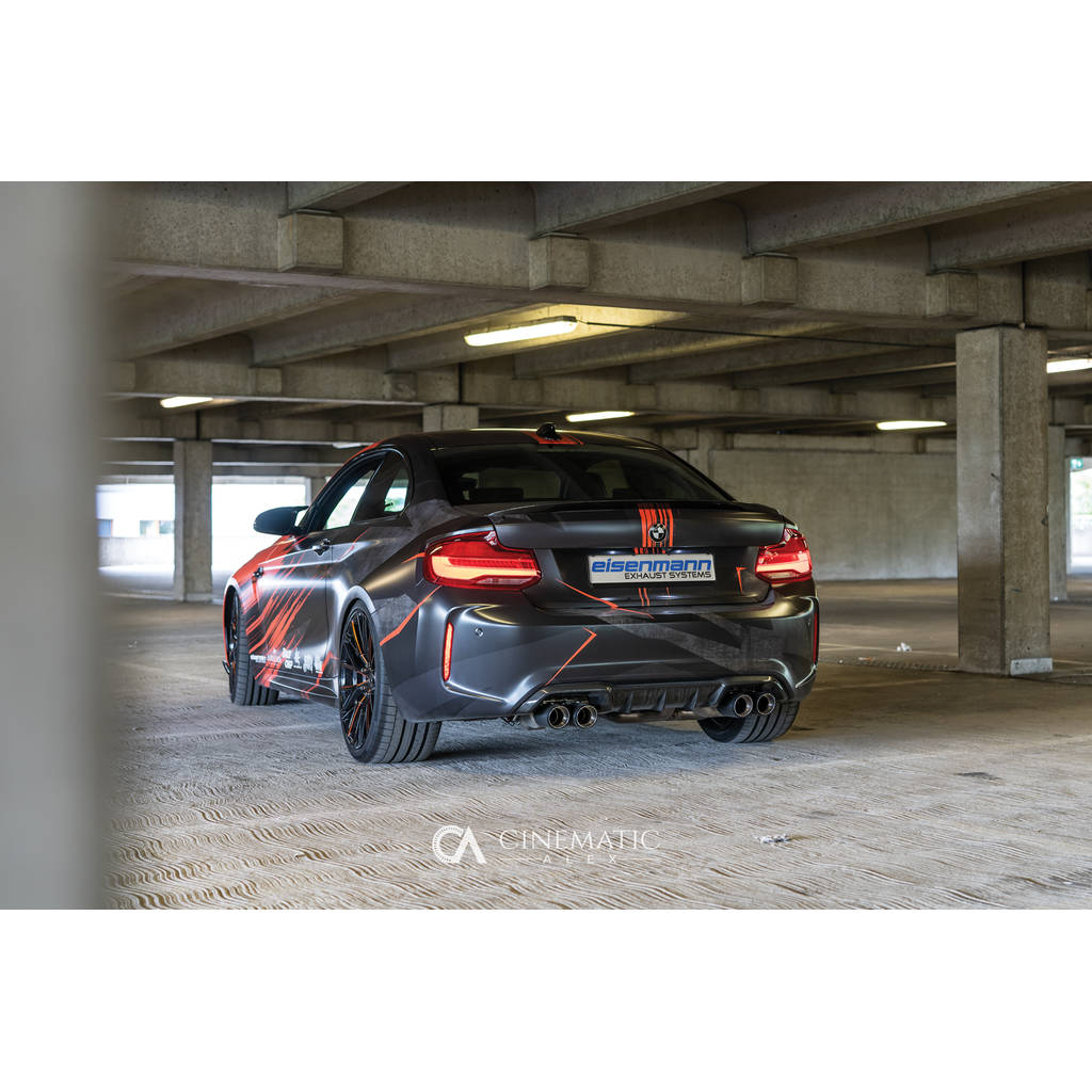 EISENMANN B5462.00904.CS Задній глушник Sport 4 x 90 мм Карбон для BMW 2 (F87) M2 Competition Coupe Photo-2 